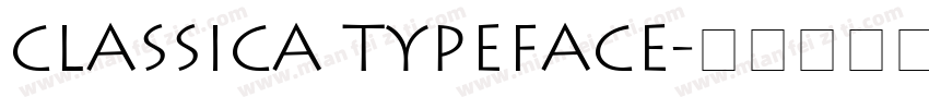 Classica Typeface字体转换